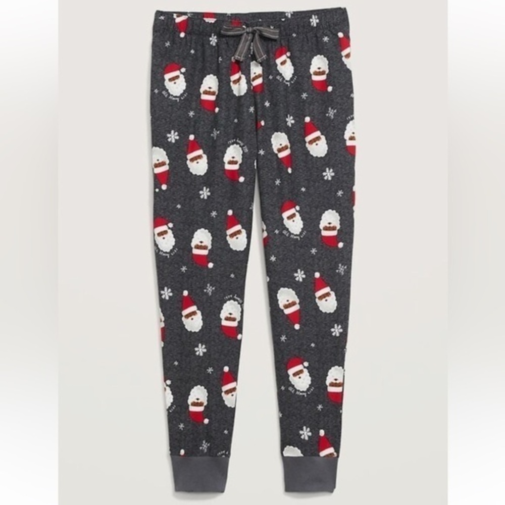 Old Navy Santa Flannel Pajama Bottoms Women’s Size M